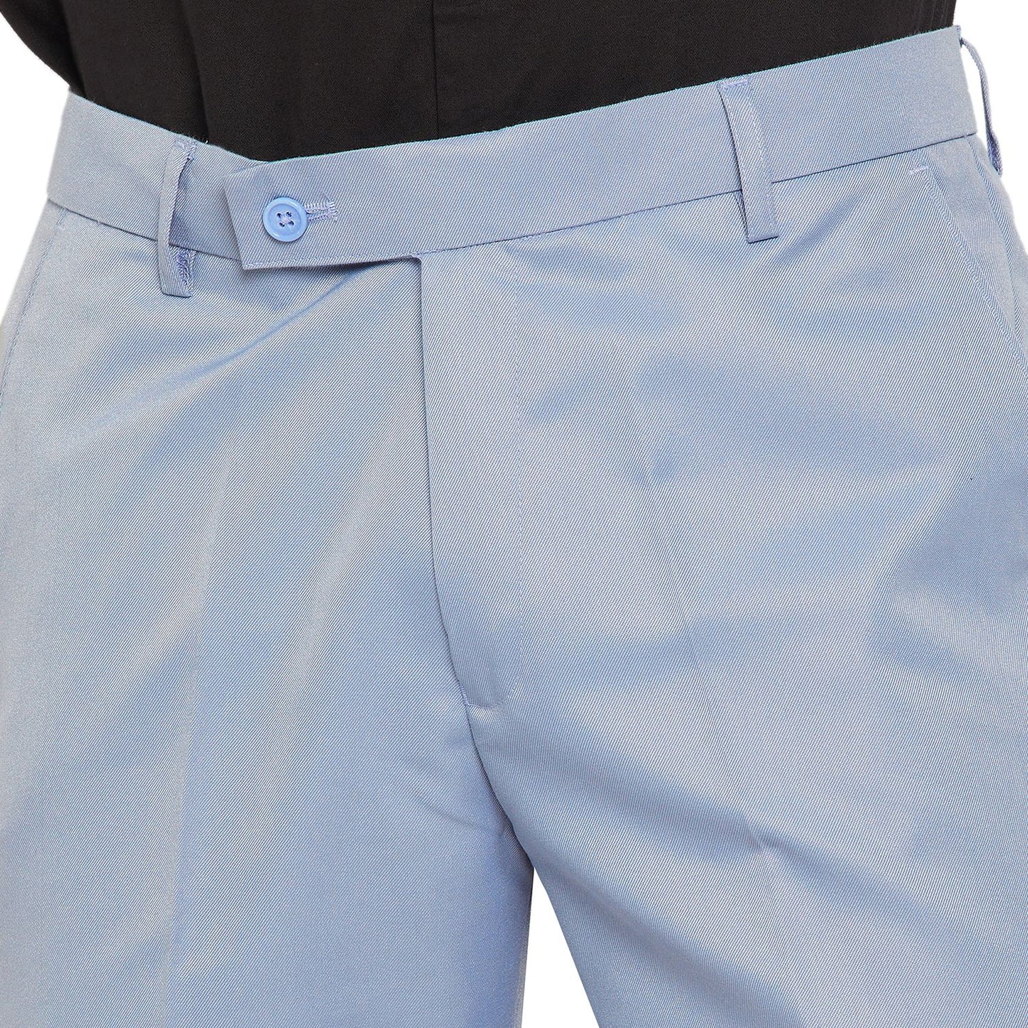 Men's Slim Fit Solid Formal Trouser
