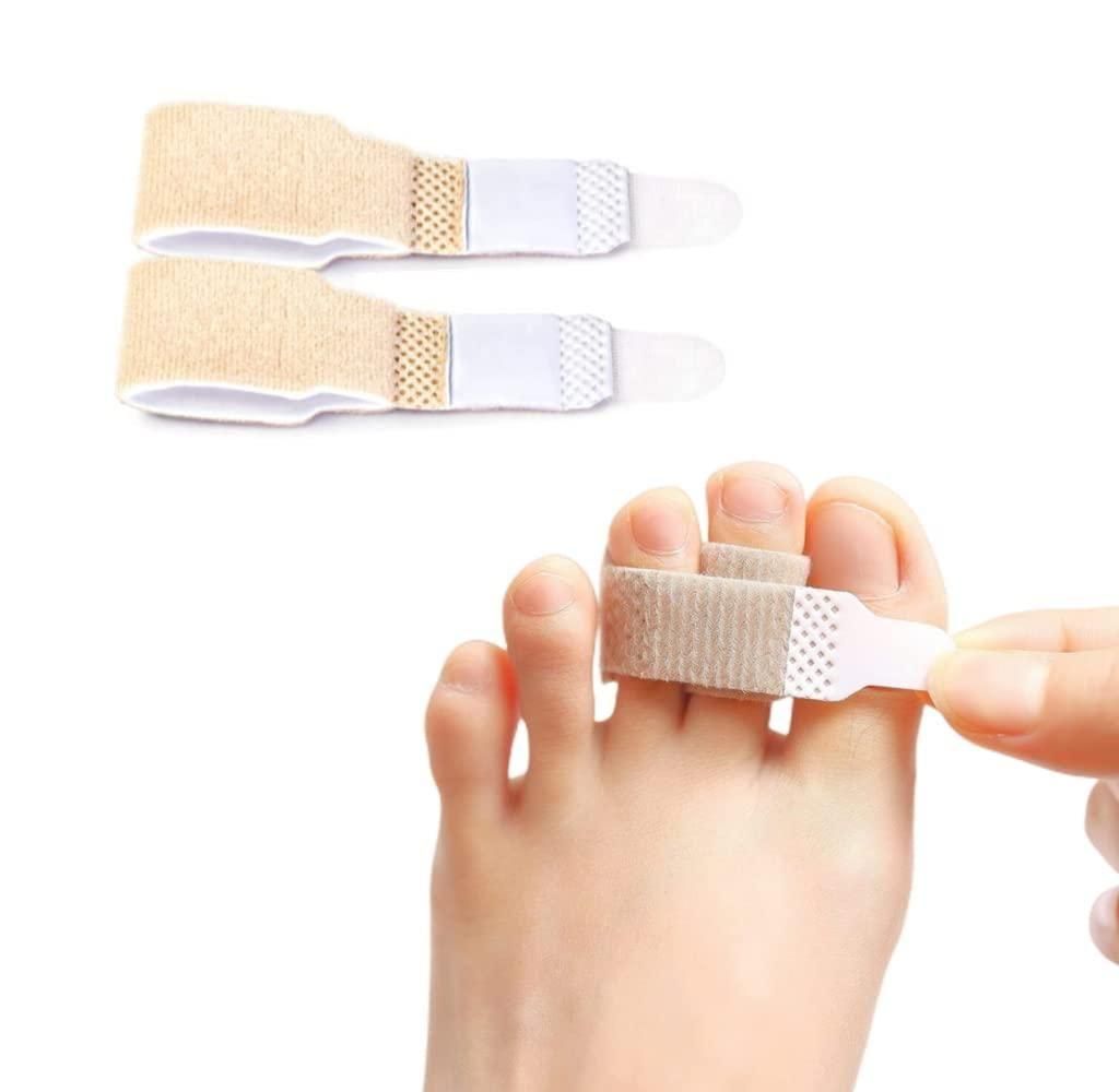 2PCS Toe Thumb Straightener Soft and Comfortable Toe Separator for Women Leg Finger Support Band