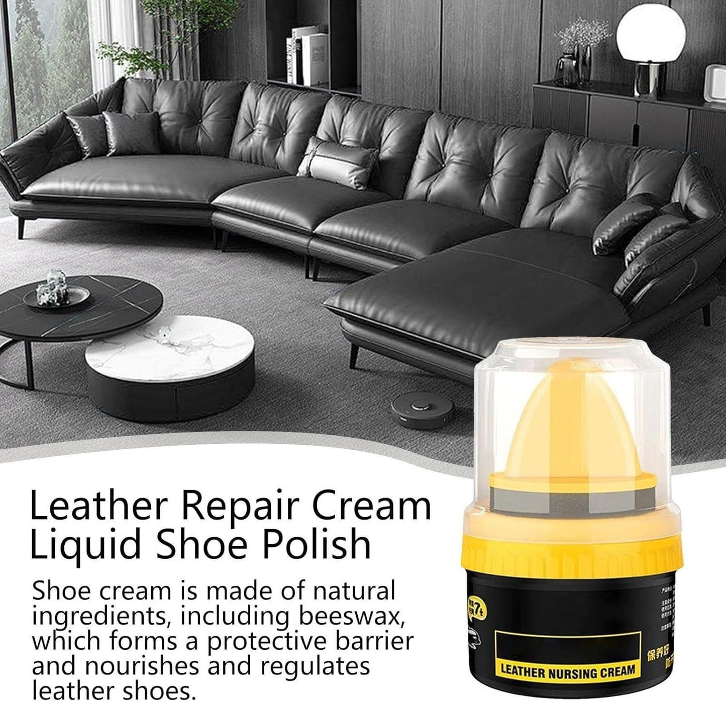 Leather Repair Cream Liquid Shoe Polish