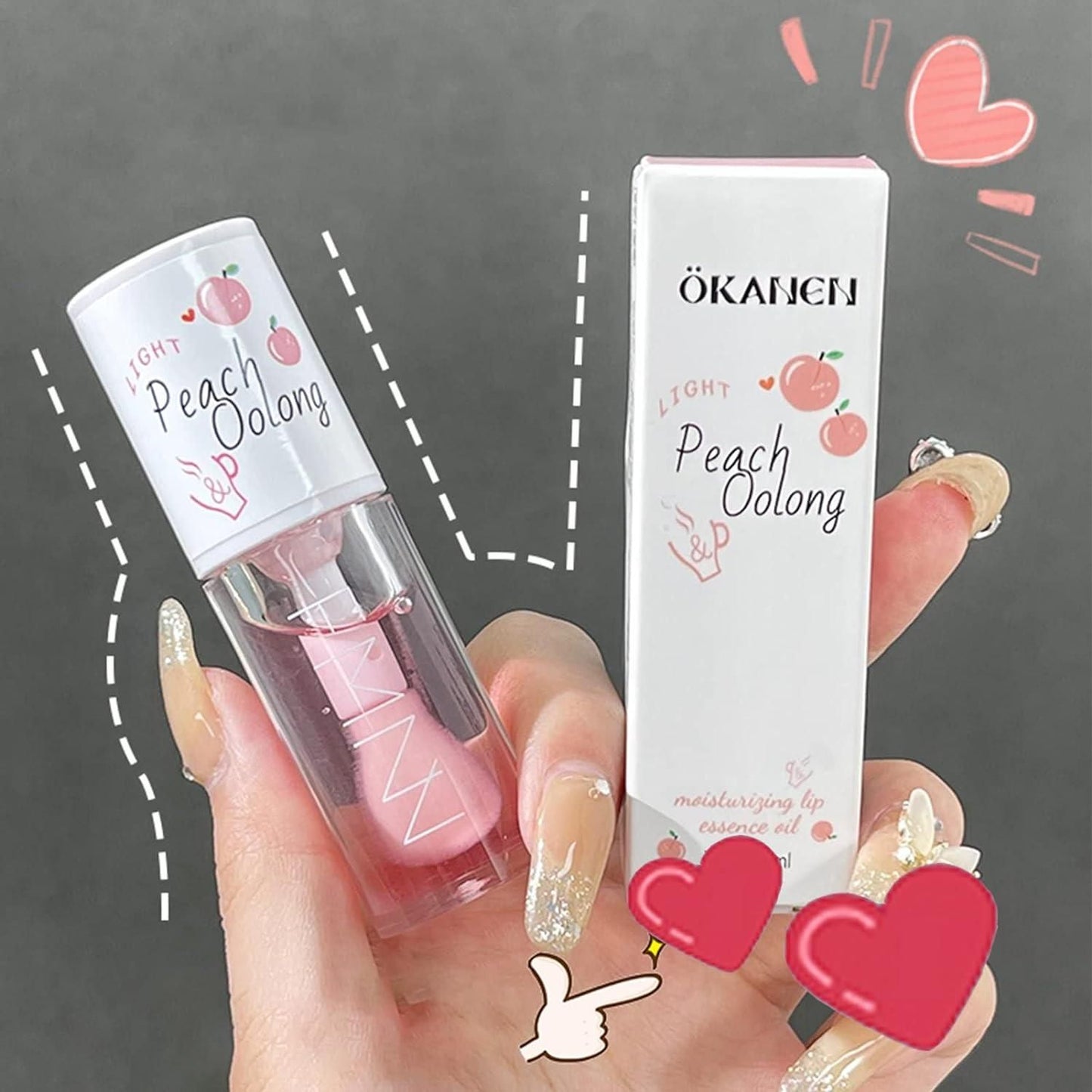 Crystal Jelly Moisturising Lip Oil (Pack of 2)