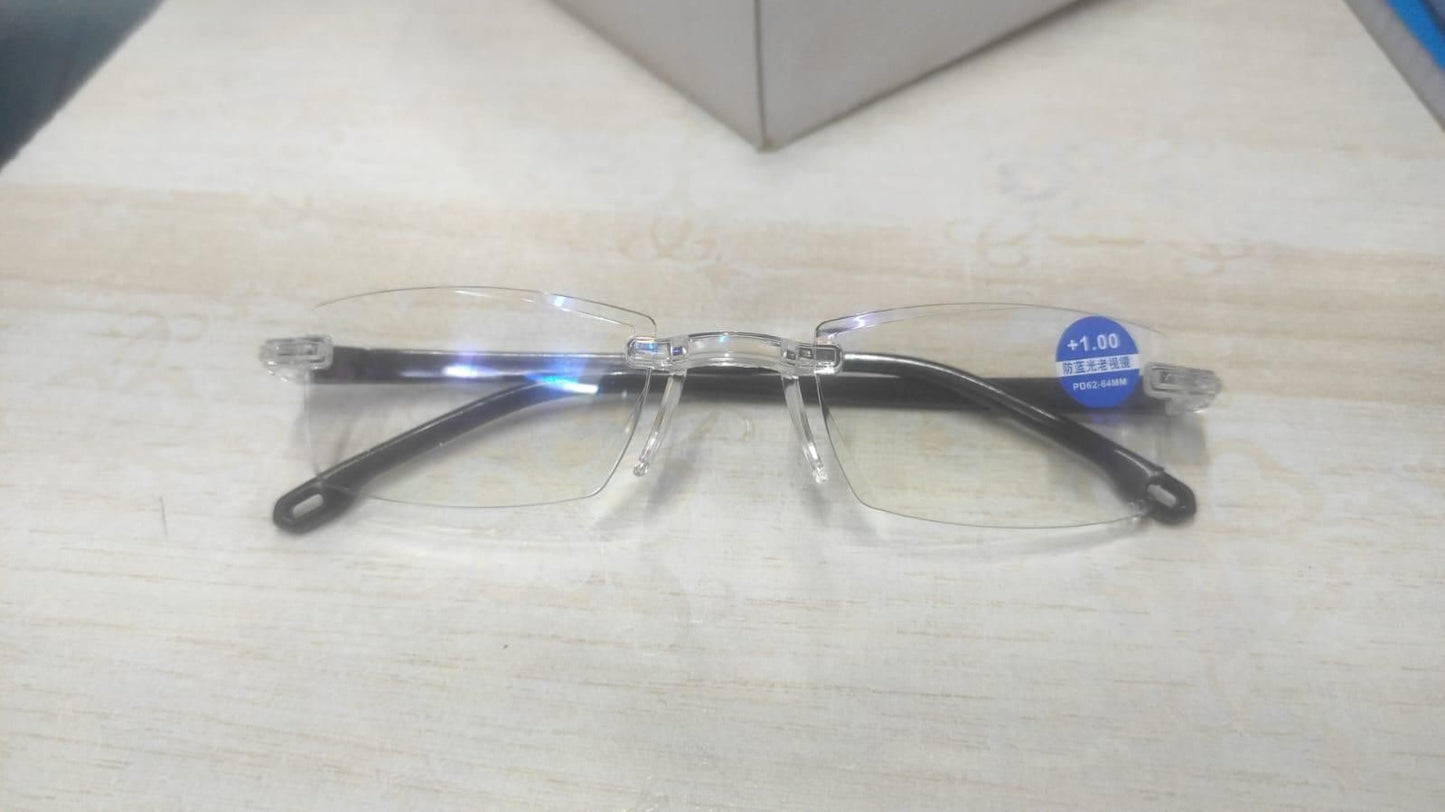 Power Anti-blue Progressive Far And Near Dual-Use Reading +2.5 Glasses
