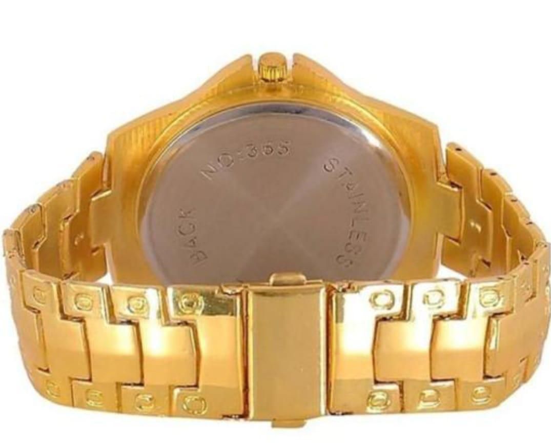 Men's Golden Stainless Steel Watches