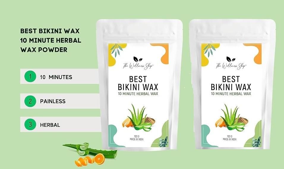 Painless Herbal Wax Powder (100g) Best Bikini Wax (Pack of 2)